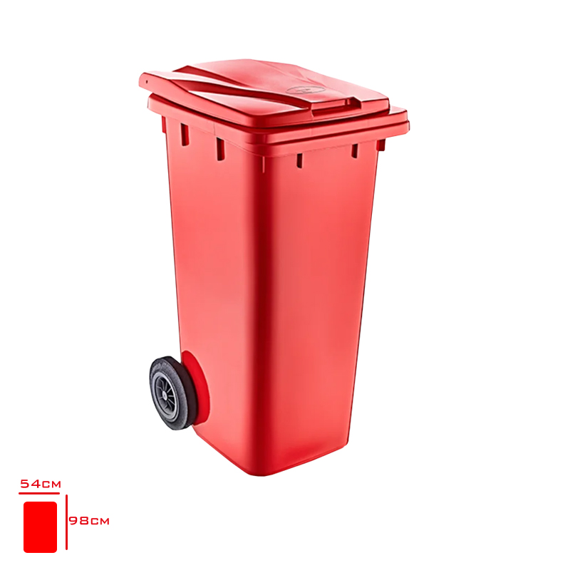 TEMA KONTEYNER 120 LT KIRMIZI