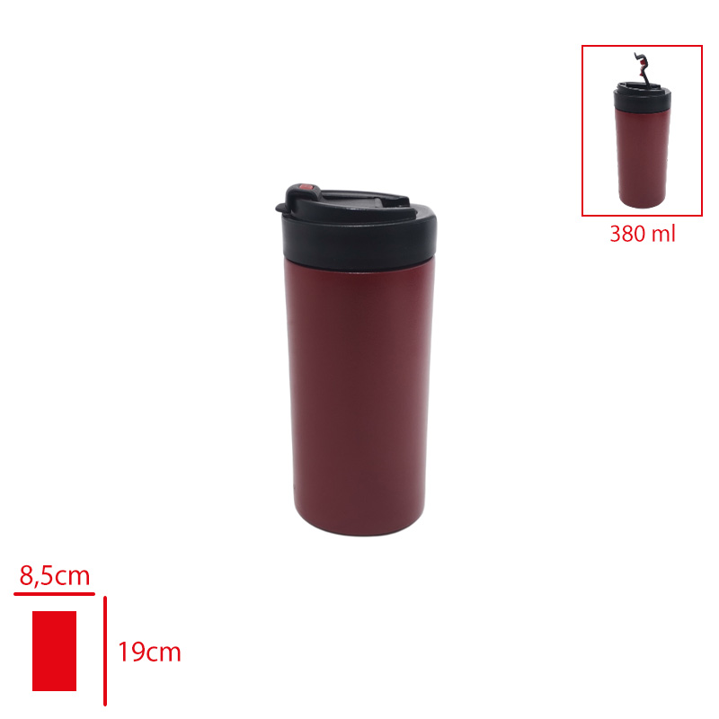 PENGUEN CELIK MUG MATARA FLIP KAPAK 380 ML PNG-1162