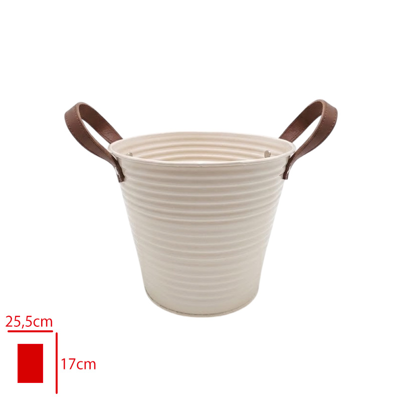 METAL SAKSI DERI KULPLU 14CM LV-75186