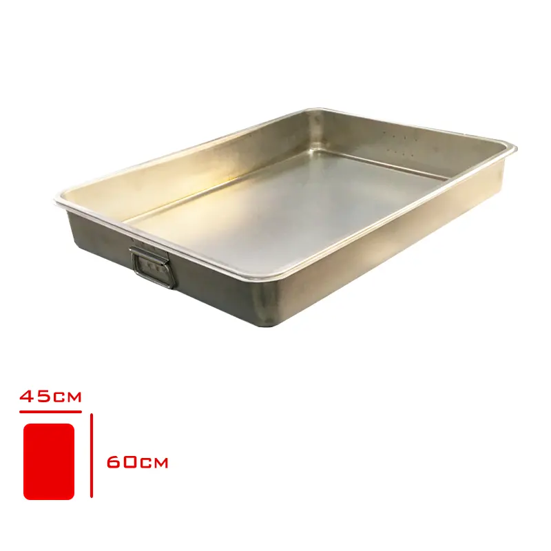 YURUK FIRIN TEPSI CELIK KAPAKSIZ 45X60X8