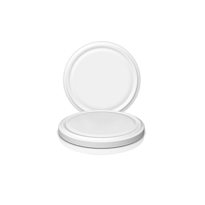 SARTEN/GUN KAVANOZ KAPAGI BEYAZ DOKME 63 MM