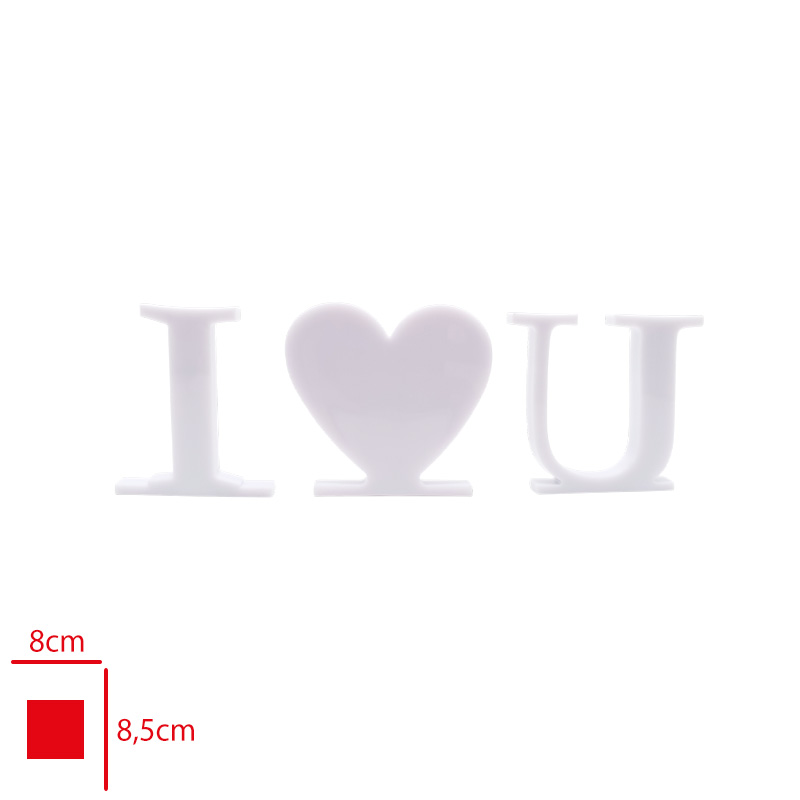 WENKO DEKOR I LOVE U 87640500