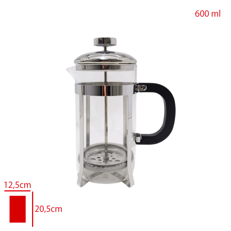 PABLITO FRENCH PRESS METAL 600 ML PBT-833