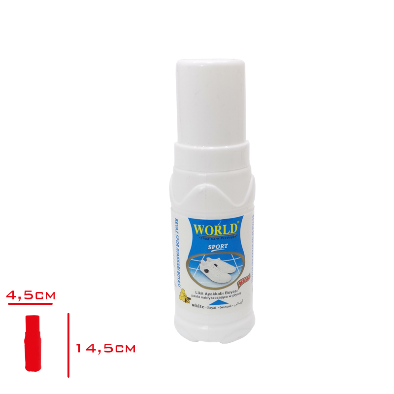 WORLD AYAKKABI BOYASI BEYAZ 100 ML LIKIT