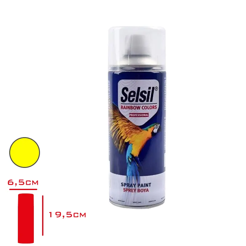 SELSIL SPREY BOYA SARI SULFUR 400 ML TAB-447