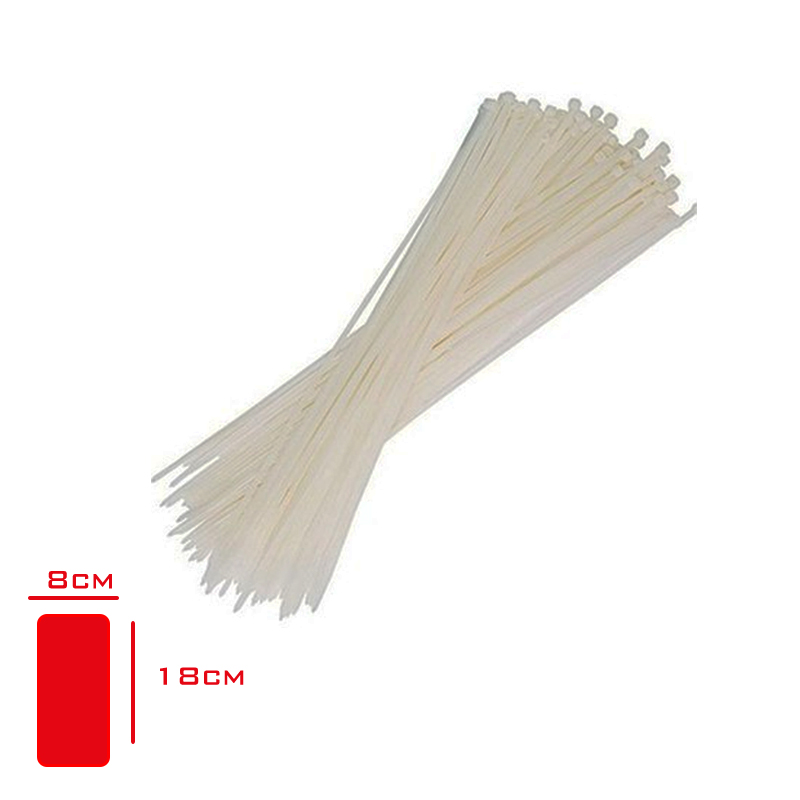 KABLO BAGI 2,5*150 MM 100 LU BEYAZ SHT-252