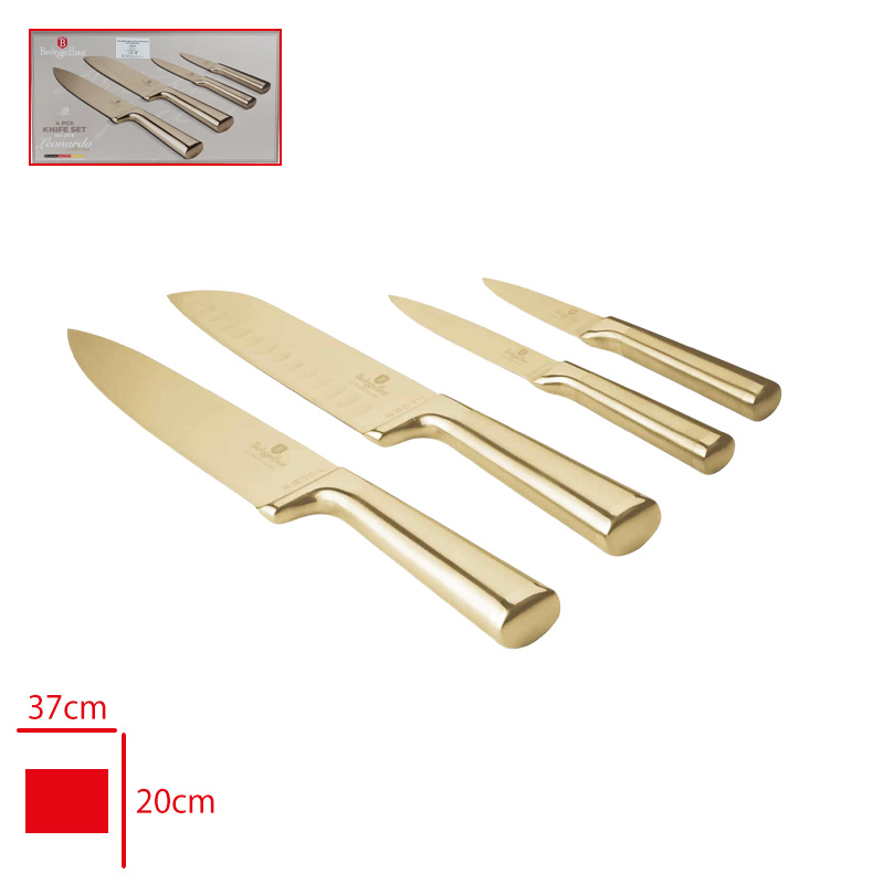 BERLINGER HAUS BICAK SETI 4 PARCA GOLD BH-2976