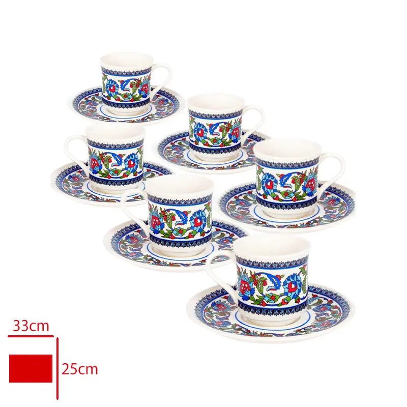 PH CONCEPT KAHVE FINCAN TAKIMI 6 LI TOPKAPI PSH1303