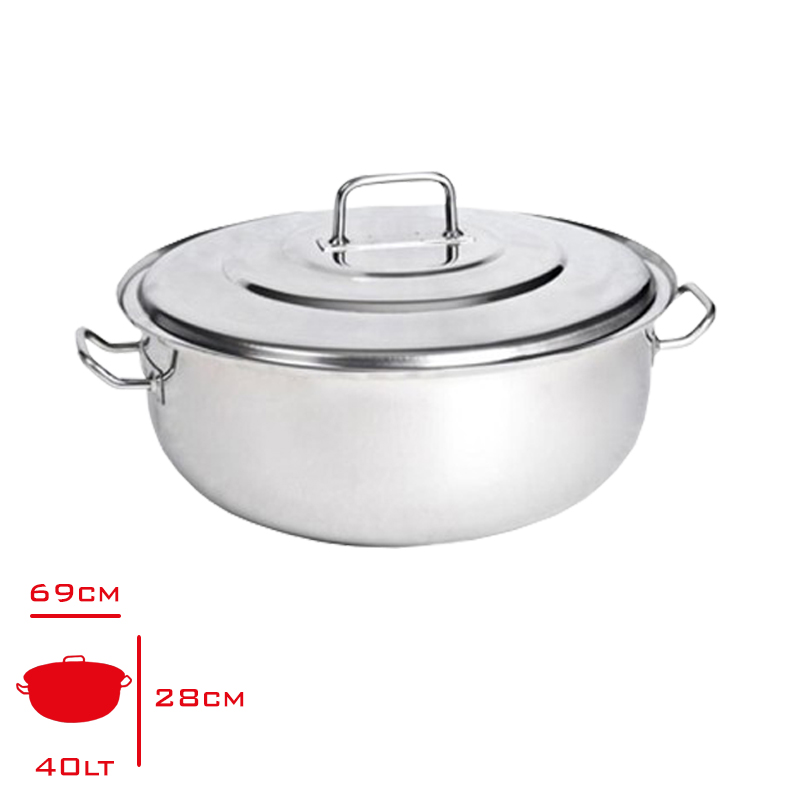 KAPP HELVANE TENCERE KAPAKLI 40 LT 55*20 30015520