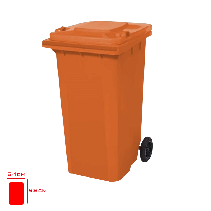 TEMA KONTEYNER 120 LT TURUNCU
