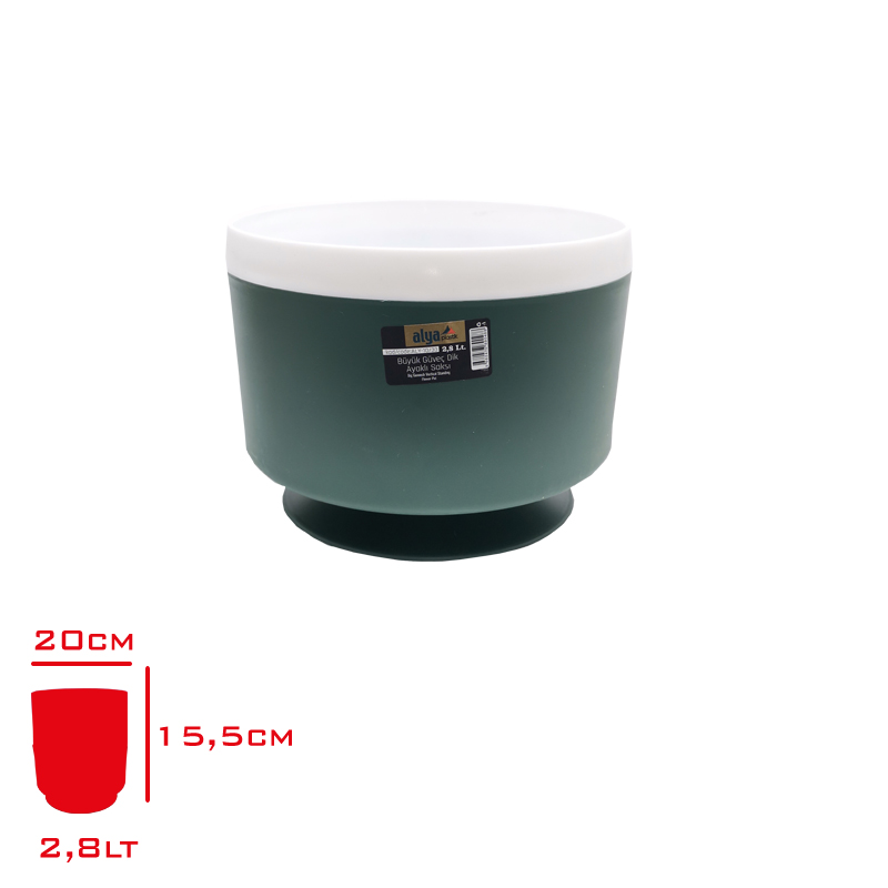 ALYA SAKSI GUVEC DIK AYAKLI BUYUK 2,8 LT ALY-10/33