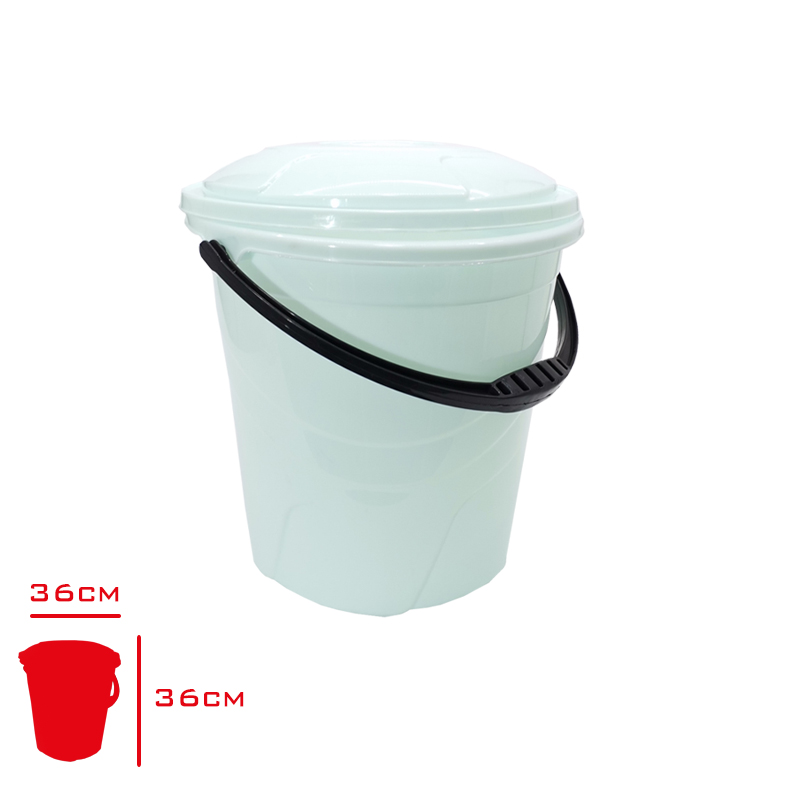 SAGLIK TEMIZLIK KOVASI KAPAKLI LUX RENKLI 5 NO 20 LT SP-406