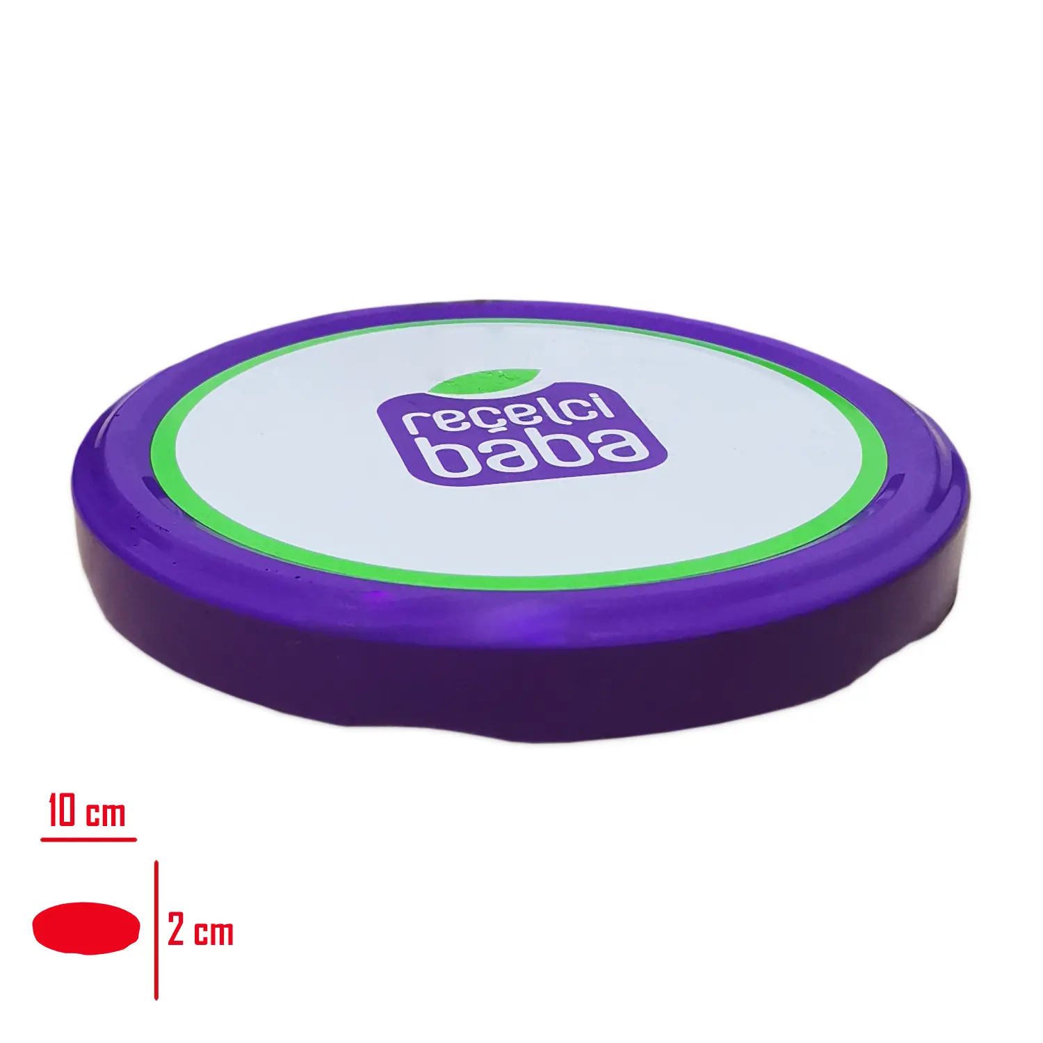 KAVANOZ KAPAGI RENKLI DESENLI METAL 100 MM
