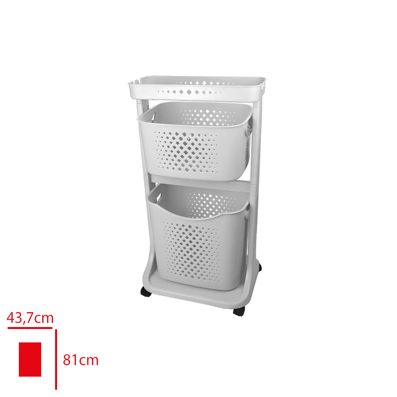 TITIZ ORGANIZER KAT KAT SEPET 1 NO SOFTON GRI TP-747