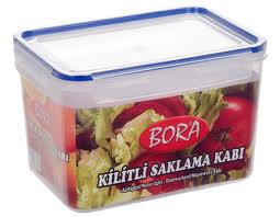 BORA SAKLAMA KABI KILITLI DIKDORTGEN 3,05 LT BO-882