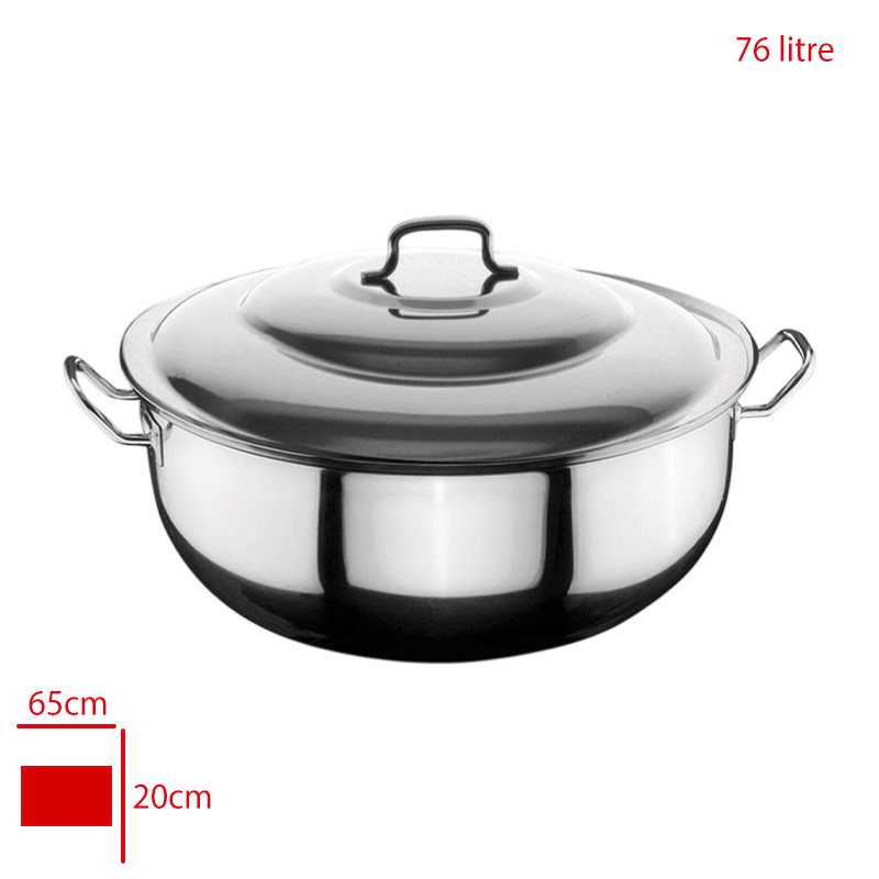 OZTI HELVANE TENCERE KAPAKLI 75 LT 65X25 CM 0110.06525.02