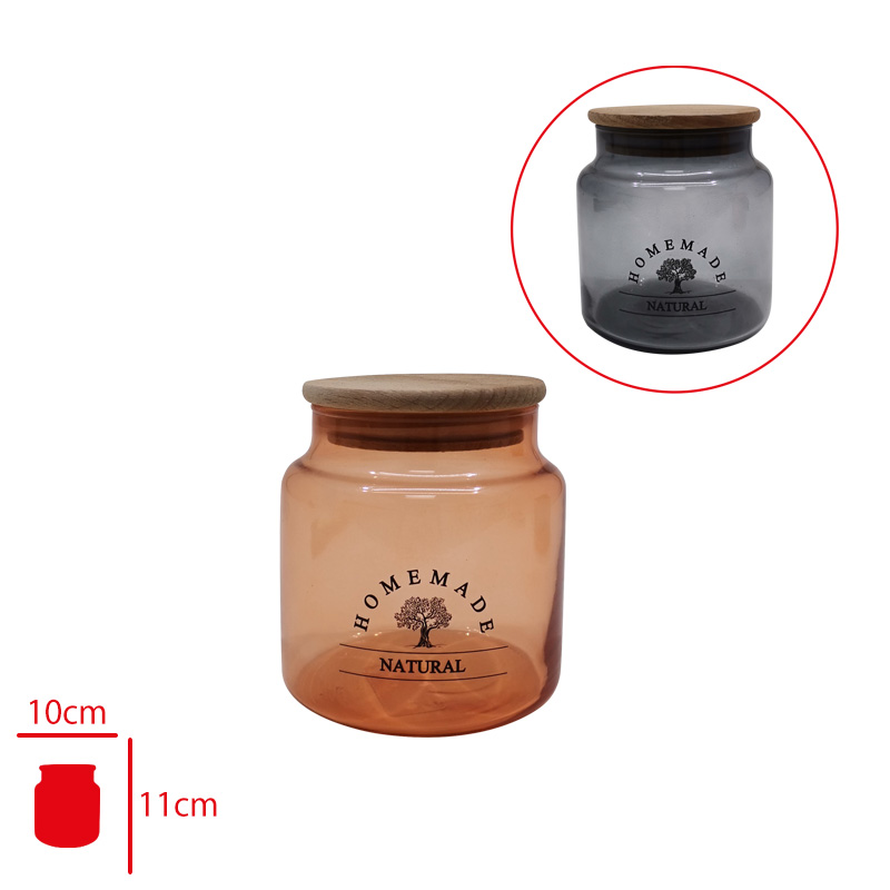 FLORANSA KAVANOZ 635 ML FUME-AMBER
