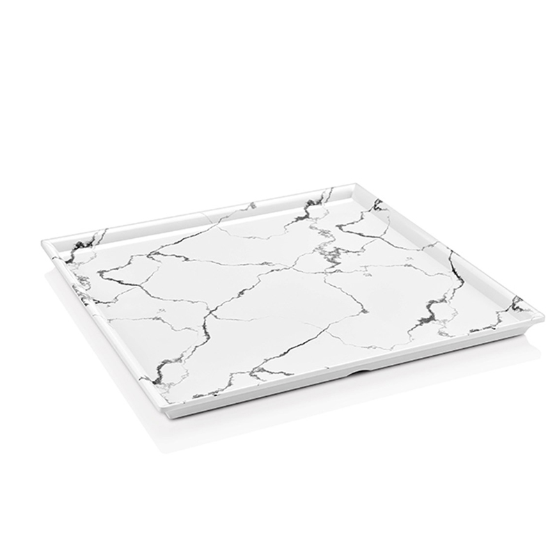 ATLAS TEPSI SUNUM PASTANE KARE MERMER DESEN 35*35 CM M705