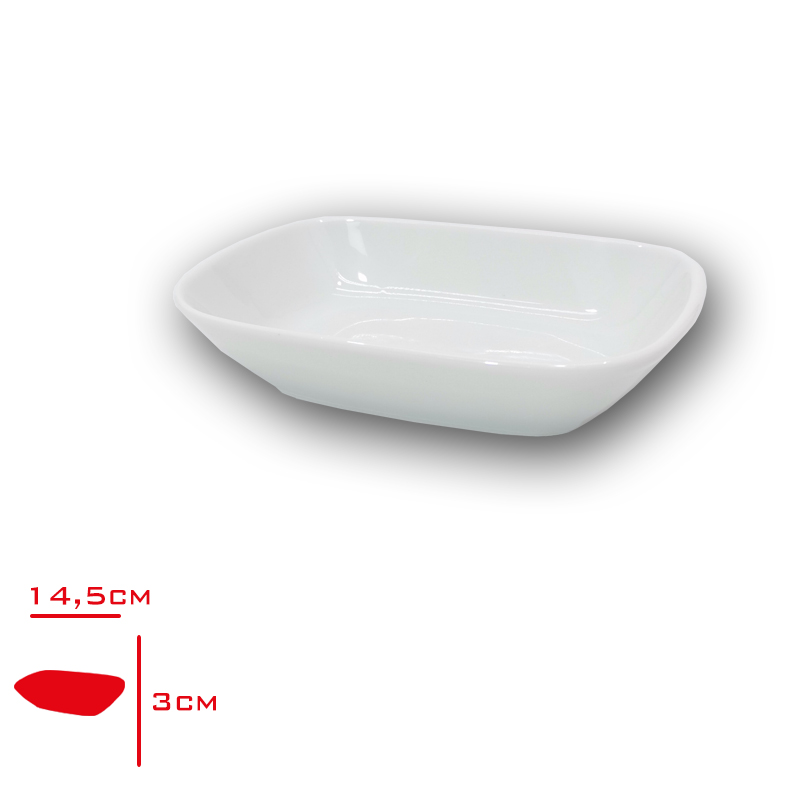 KP KARE KAYIK TABAK 14 CM EO14KR00
