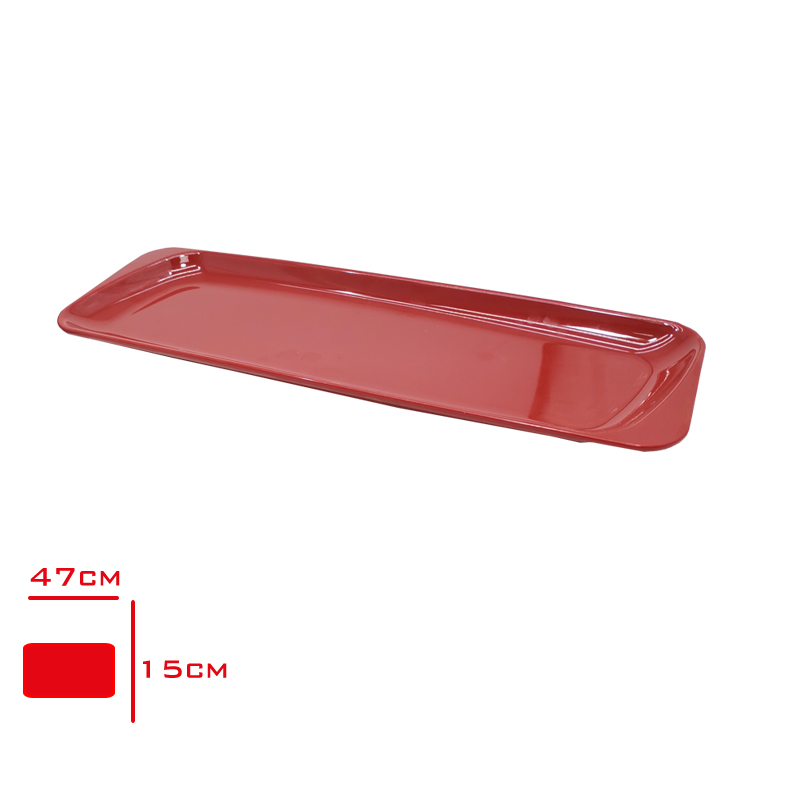 AKEL DIKDORTGEN TABAK KIRMIZI 47X15 CM AKL347K