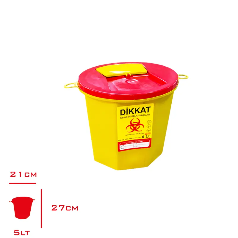 NEMKAR TIBBI ATIK KOVASI 5 LT