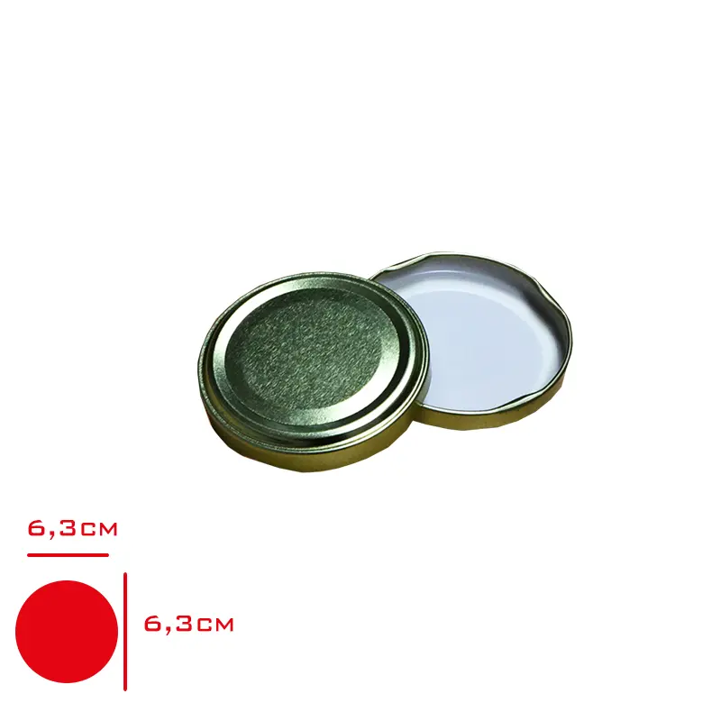 SARTEN KAVANOZ KAPAGI GOLD DOKME 63 MM