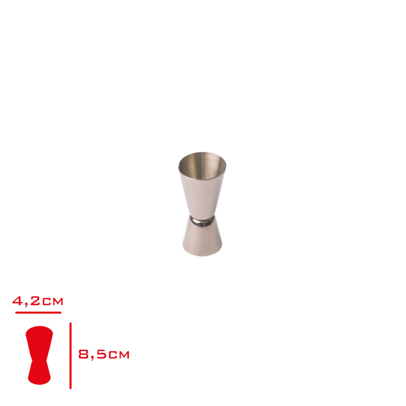EVMONI JIGGER 2/4 201SS IKILI BAKIR EVM-01062