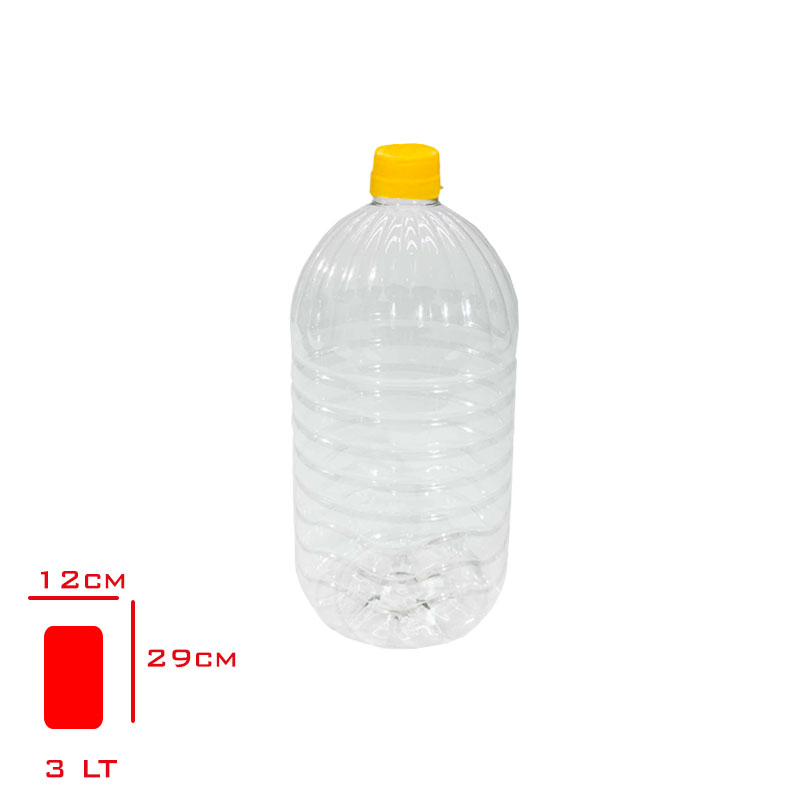TEKNOPET YAG SISESI PET 3 LT YUVARLAK