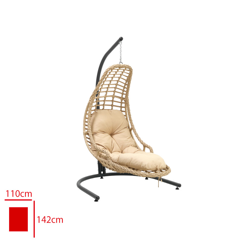 FORMET SALINCAK REST TEKLI UZUN RATTAN/ORGU CAPPUCINO/MINDER CAPPUCINO