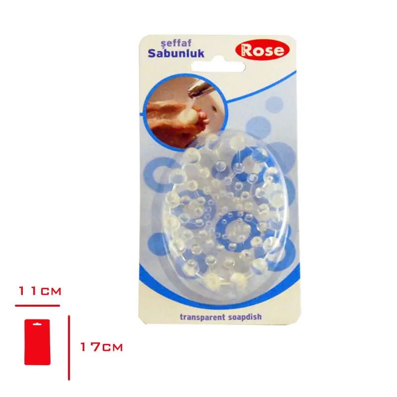 SABUNLUK VAKUMLU SEFFAF ROSE LV-2870