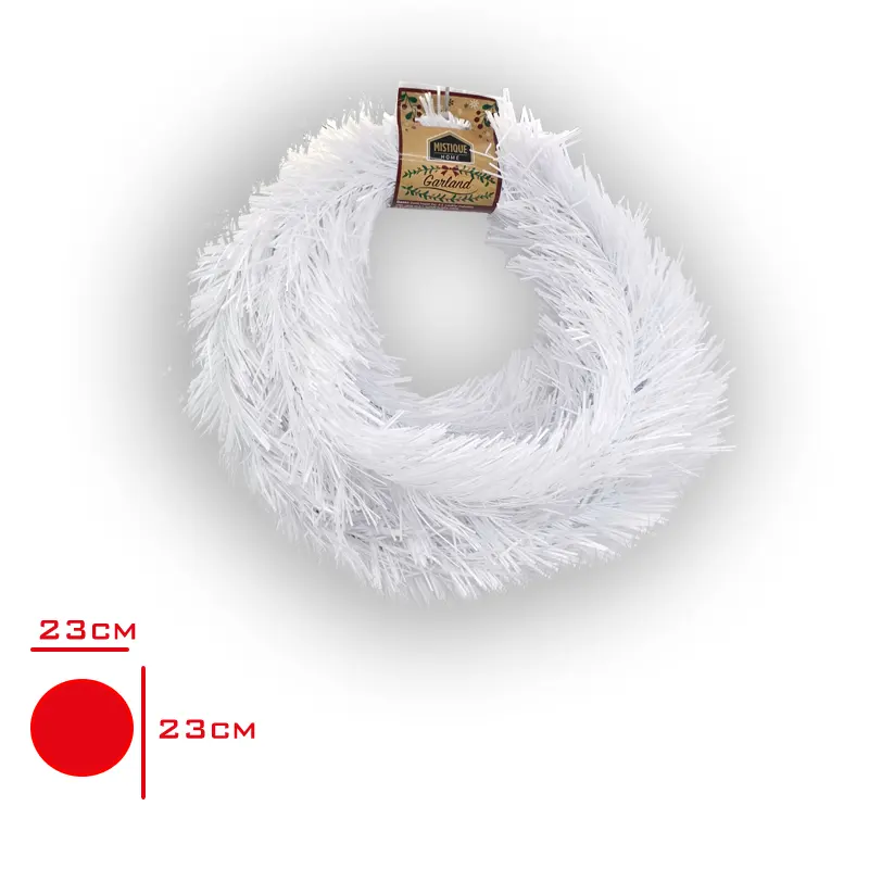 YILBASI GARLANT STANDART BEYAZ D-09 5 MT