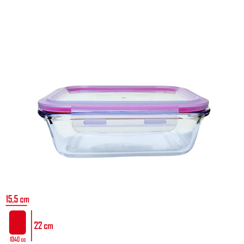 BORART CAM SAKLAMA KABI PLASTIK KAPAKLI 1040 CC 46104 PF