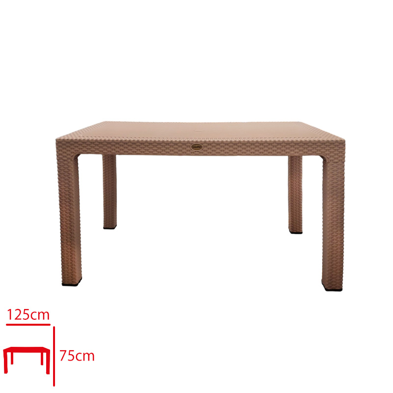 FAVORY MASA RATTAN 75*125 CAMSIZ CAPPUCINO GOLF