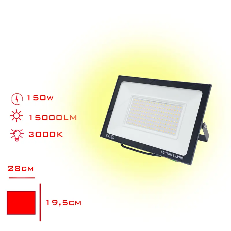 PROJEKTOR LED SLIM 150W SARI ISIK LV-3149 / 3