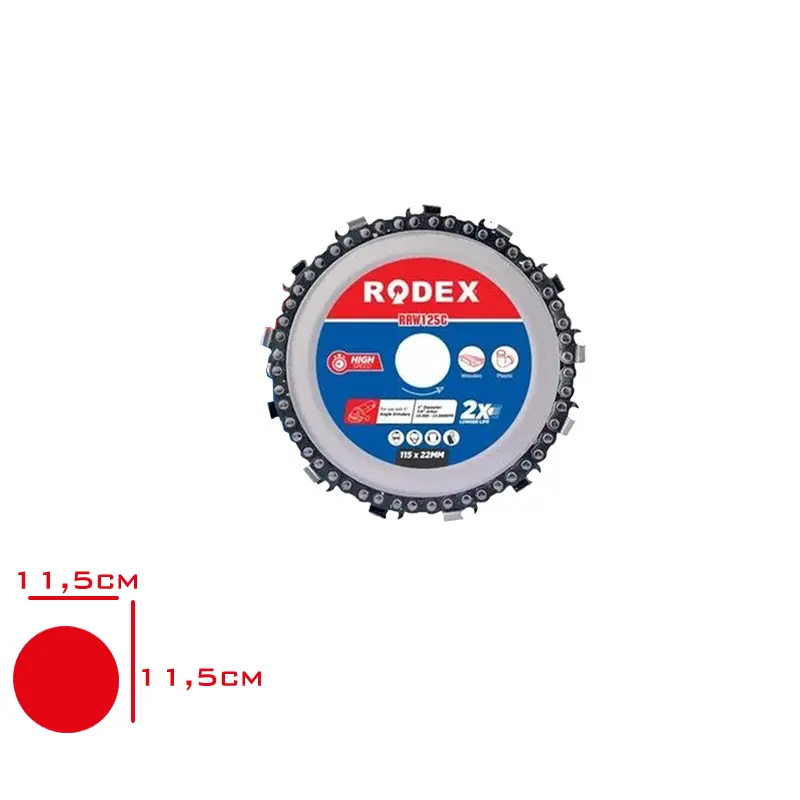 RODEX AHSAP OYMA VE ISLEME DISKI RRW115C