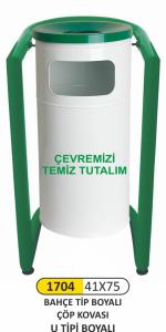 ARIMETAL COP KOVASI BAHCE U TIPI 1704