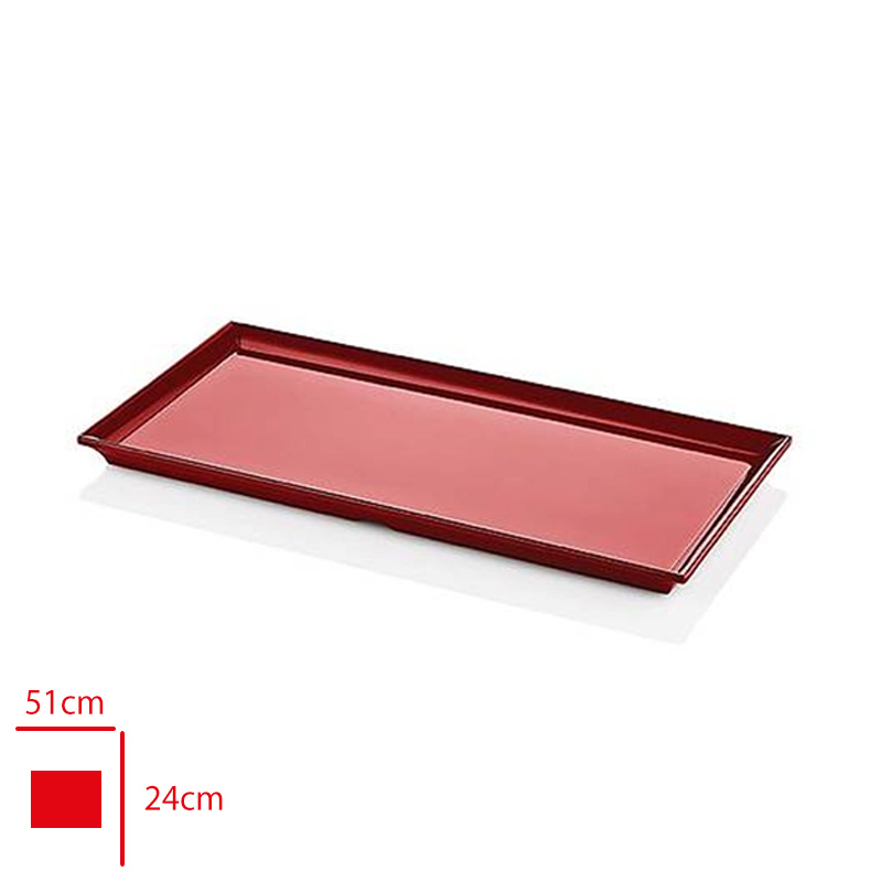 ATLAS TEPSI PASTANE SUNUM KIRMIZI 51X24X2 K706