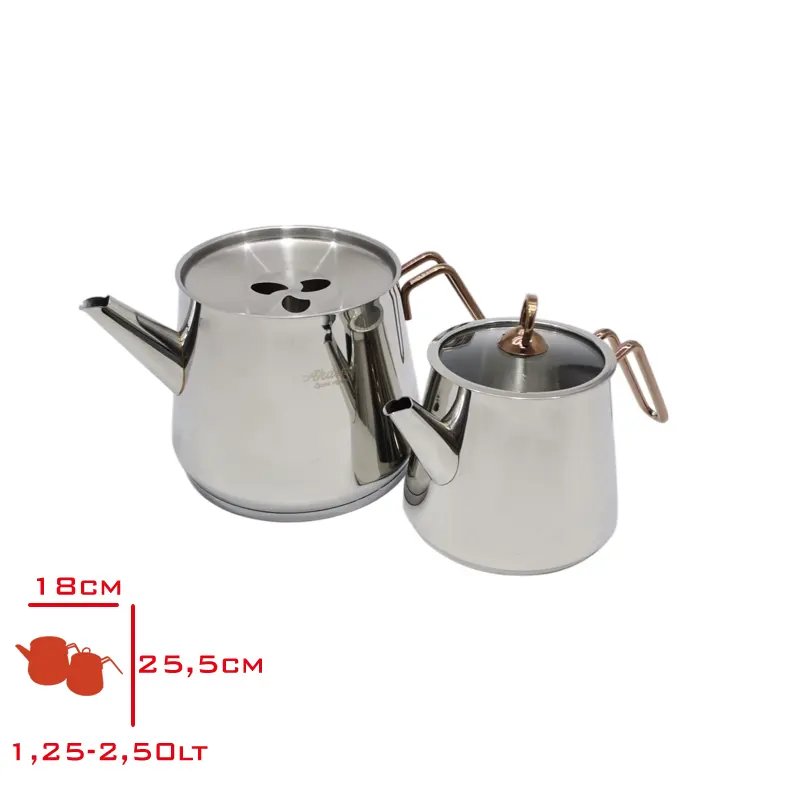 AKDENIZ CAYDANLIK AILE BAKIR KULP PIRAMIT 304 AKD508