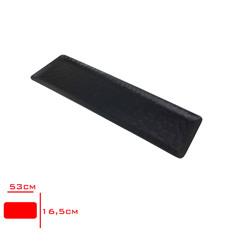 TRIA PORELIN ROLYEFLI SUNUM TABAK SIYAH GN 2/4 TR537