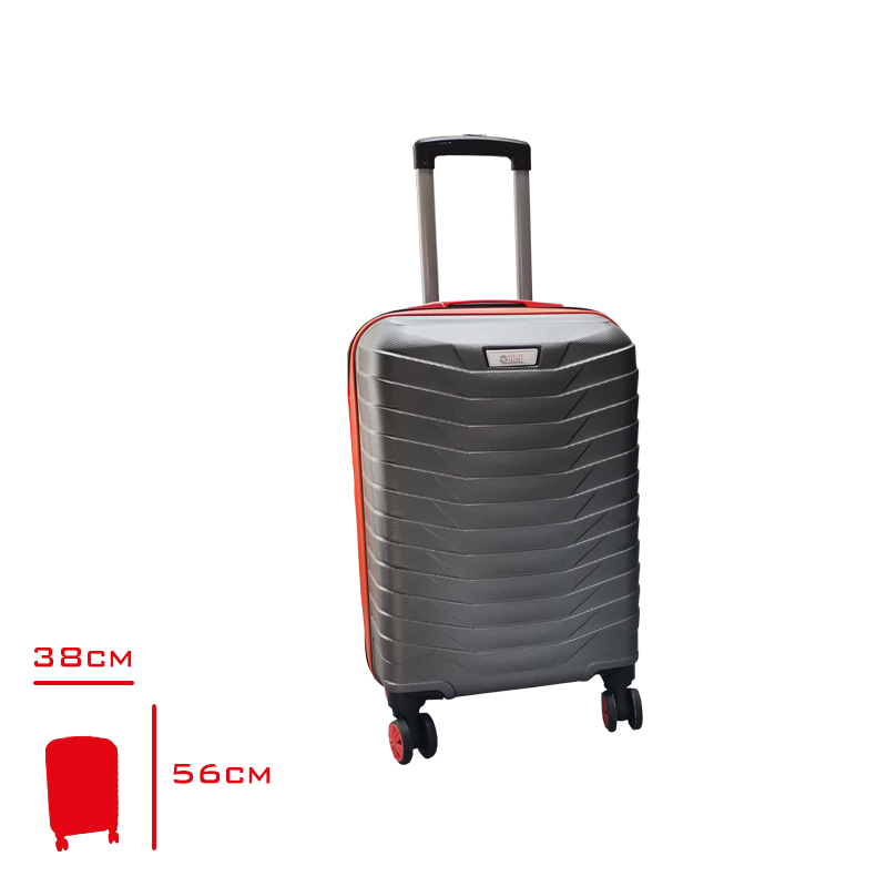 SISUS TRAVEL VALIZ KABIN BOY ANTRASIT/TURUNCU ZEUS PREMIUM