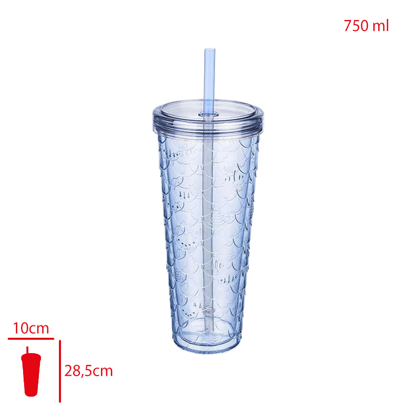 TITIZ BARDAK SPARKLE PULLU 750 ML AP-9518