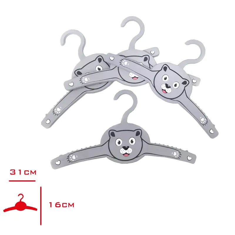 GONDOL COCUK ELBISE ASKISI AYI DESEN 4 LU G-228-B