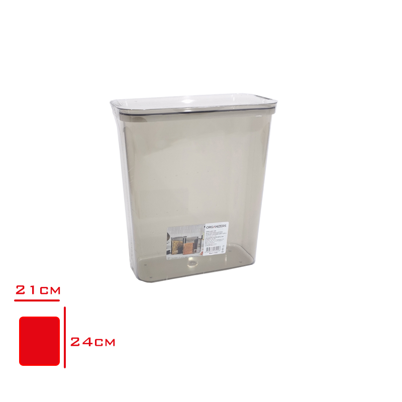 ORGANIZERS GIDA SAKLAMA KABI SPLAY DIKDORTGEN GRI 3,30 LT ORG-422-GR