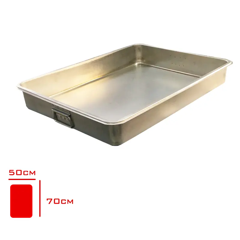 YURUK FIRIN TEPSI CELIK KAPAKSIZ 50X70X8