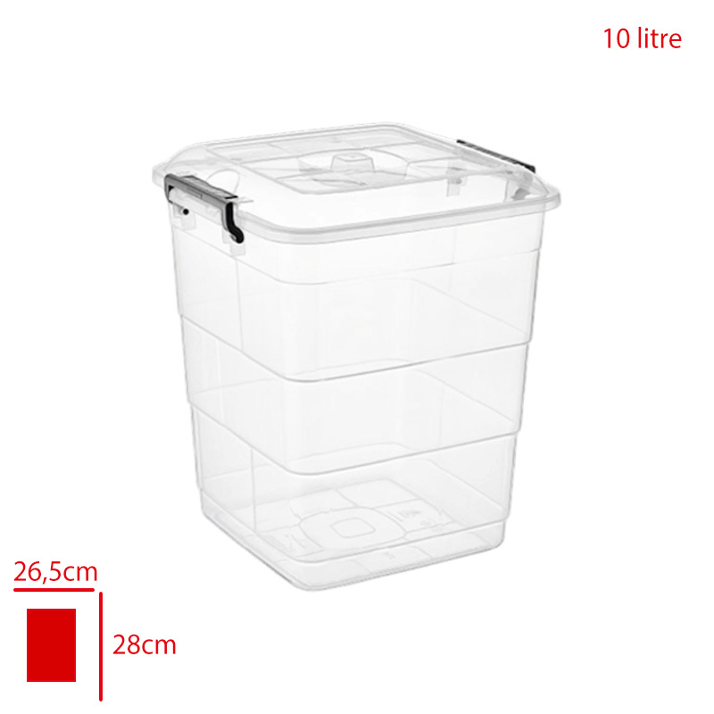 BURSEV TETRIS KARE SAKLAMA KABI-1 10 LT 1152 02