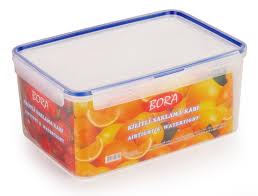 BORA SAKLAMA KABI KILITLI DIKDORTGEN 6,5 LT BO-889