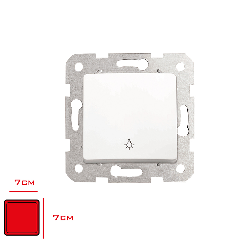 VIKO KARRE LIGHT ANAHTARI BEYAZ SIVA ALTI 90967X03