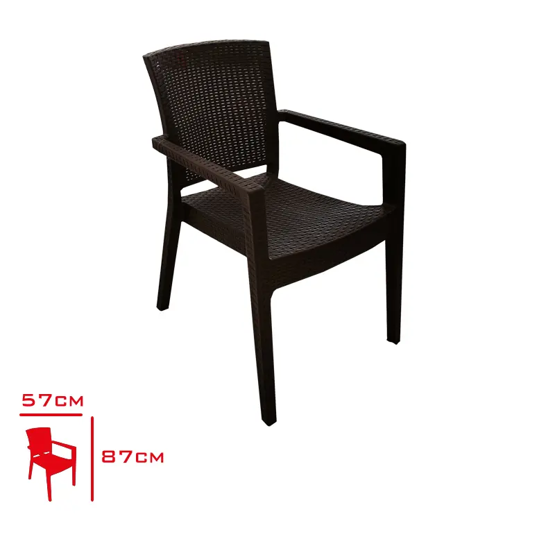 GARDEN KOLTUK RATTAN KAHVE ALACATI
