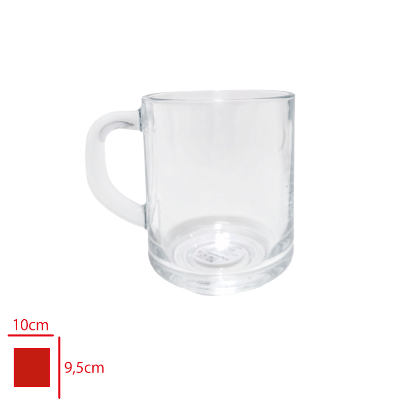 PASABAHCE CAM NESCAFE BARDAGI KULPLU DM-0205