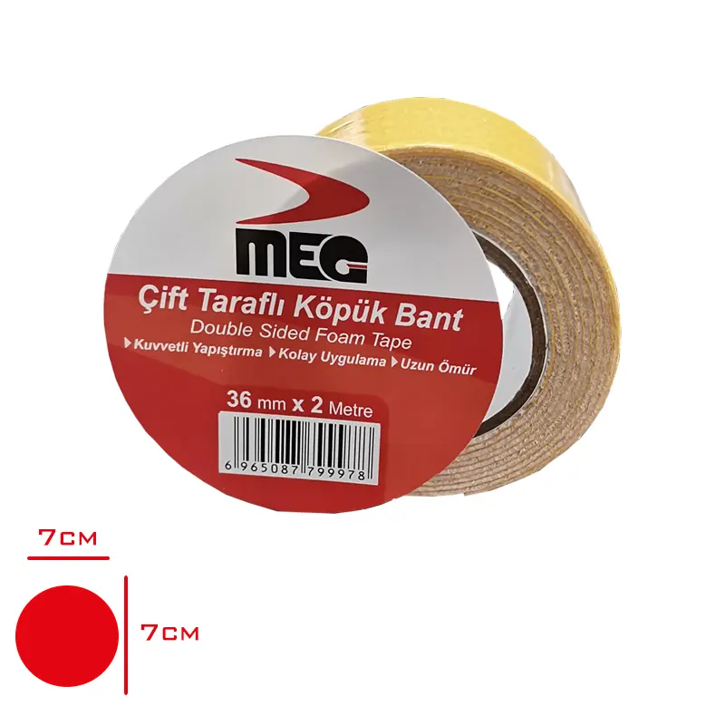 CIFT TARAFLI KOPUK BANT 36*2 MT